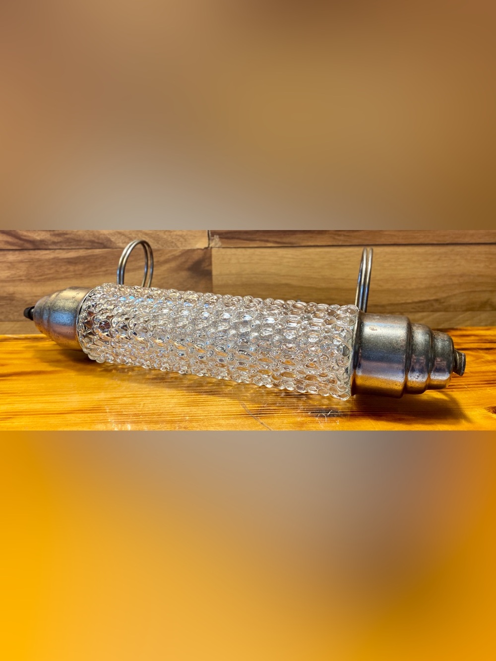 VINTAGE 1930’S TORPEDO HEADBOARD LAMP